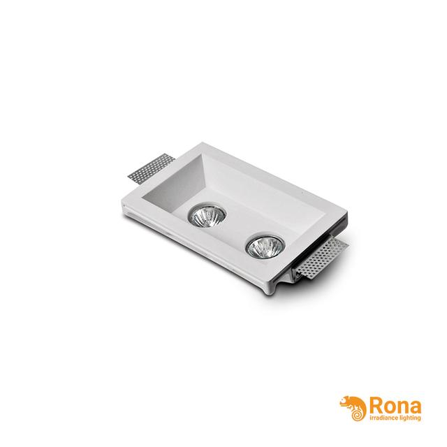 چراغ گچی توکار دو شعله C-R