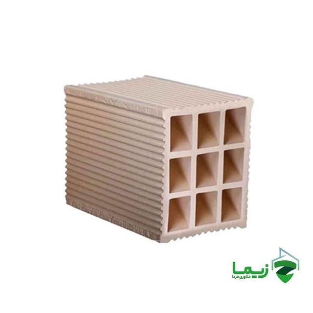 آجر سفال 15 شال قزوین(13.5*18.5*19)-عمده