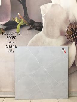 سرامیک 80*80 طرح ساشا براق درجه دو کوثر ابرکوه